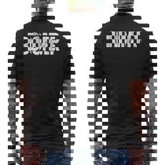 ブーマービンテージベビーブーマージェネレーションプラウドブーマー メンズTシャツ バックプリント - Kawaiitshirt