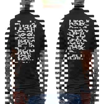 ヘヴィメタル音楽ファンリスト スラッシュスピード ドゥーム デス ブラック メンズTシャツ バックプリント - Kawaiitshirt