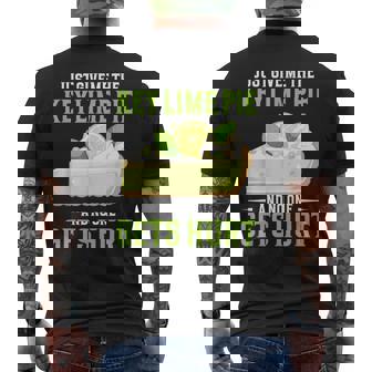 ベーカリーパイ デザート Give Me Baker Food Lover Key ライムパイ メンズTシャツ バックプリント - Kawaiitshirt