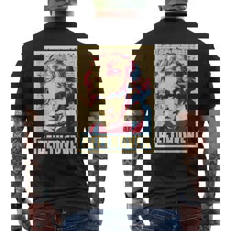 ベートーベン クラシカル音楽作曲家 レトロ メンズTシャツ バックプリント - Kawaiitshirt