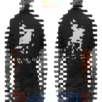 ペガサス コスチューム クラシック ギリシャ伝説 馬 ペガサス コスチューム メンズTシャツ バックプリント - Kawaiitshirt