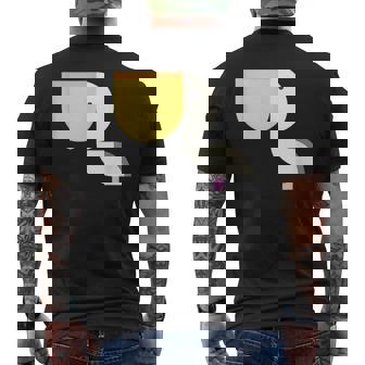 ペリカン アニマル イラスト ミニマル 図案 シンプル ユニセックス ギフト メンズTシャツ バックプリント - Kawaiitshirt