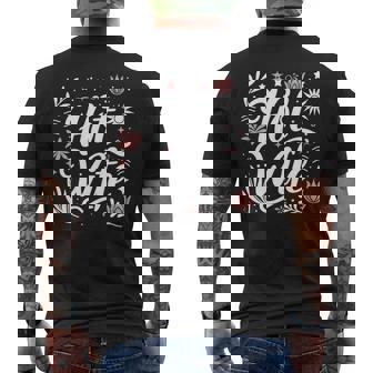 ホットワイフライフスタイルセクシーホットワイフ 長袖tシャツ メンズTシャツ バックプリント - Kawaiitshirt