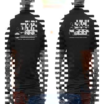 ボウラー メンズ レディース テンピン ワンスター 面白ボウリング メンズTシャツ バックプリント - Kawaiitshirt