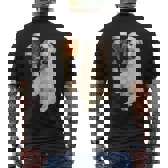 ボルゾイビール メンズTシャツ バックプリント - Kawaiitshirt