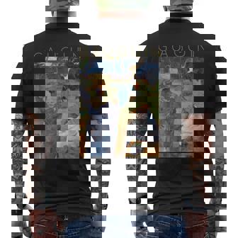 ポール・ゴーギャン マンゴーの木、マルティニーク メンズTシャツ バックプリント - Kawaiitshirt