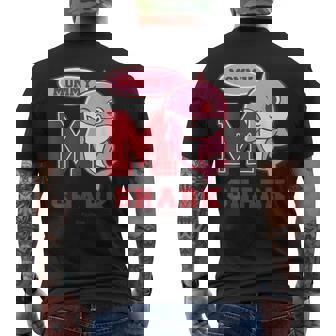 ママシャーク・レトロ・ベイシャーク・サメなかぞく・プレゼント・キッズ・メンズ・ウーマンズ メンズTシャツ バックプリント - Kawaiitshirt