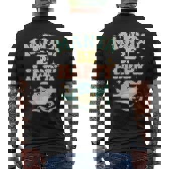 マンタ・ビ・ハッピー メンズTシャツ バックプリント - Kawaiitshirt