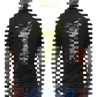 ミリタリー チワワ カモ メンズ プリント Us Dog Pup 退役軍人ギフト メンズTシャツ バックプリント - Kawaiitshirt