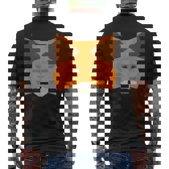 メタマスクフォックス メンズTシャツ バックプリント - Kawaiitshirt