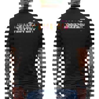 メルちゃん おともだちと いっしょ （大人サイズ） メンズTシャツ バックプリント - Kawaiitshirt