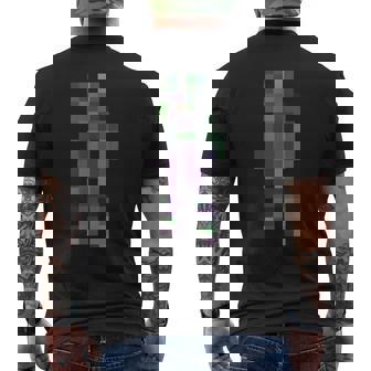 モザイク メンズTシャツ バックプリント - Kawaiitshirt