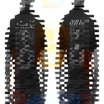 モナ・リフタ マッスル モナリザ ボディービル フィットネス ジム愛好家 メンズTシャツ バックプリント - Kawaiitshirt