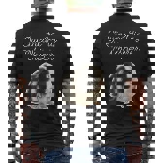 モルモットのささやき-ペルーのモルモット メンズTシャツ バックプリント - Kawaiitshirt