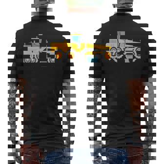 モーターグレーダー大好き、メンズ・ボーイズ・キッズ メンズTシャツ バックプリント - Kawaiitshirt