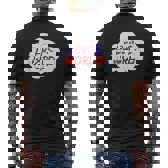 リーバイスのワールドクラウド メンズTシャツ バックプリント - Kawaiitshirt