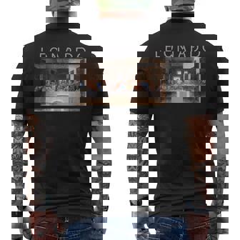 レオナルド ダヴィンチ 面白いtシャツ アート 絵画 メンズ 面白い 服 美術 おもしろ ネタ メンズTシャツ バックプリント - Kawaiitshirt