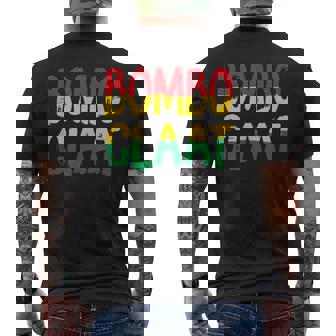 レゲエとジャマイカ Bombo Claat ラスタ ボンボクラット メンズTシャツ バックプリント - Kawaiitshirt