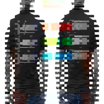 レッド グリーン ブルー Rgb カラー モデル アーティスト メンズTシャツ バックプリント - Kawaiitshirt