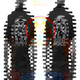 レトロ アフロ ソウル 音楽 グルーヴ ダンス ファンキー ディスコ メンズTシャツ バックプリント - Kawaiitshirt