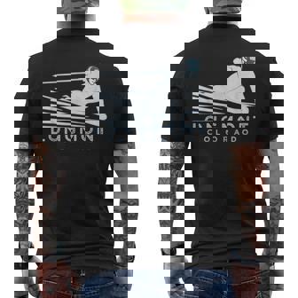 レトロ スキー ロングモント コロラドイラスト ヴィンテージ スノー スキー メンズTシャツ バックプリント - Kawaiitshirt