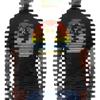 レトロ 猫 ヴィンテージ かわいい 子猫 ニャー キティ キティ メンズTシャツ バックプリント - Kawaiitshirt