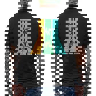 レトロ80年代ヴィンテージスタイルペガサス メンズTシャツ バックプリント - Kawaiitshirt