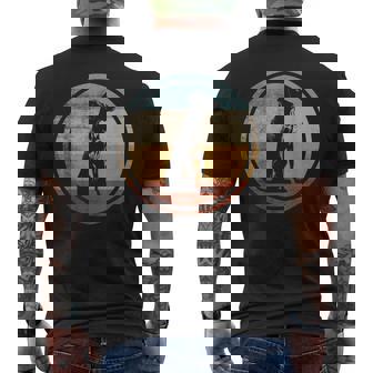 レトロなビンテージ デザインのワイマラナー犬 メンズTシャツ バックプリント - Kawaiitshirt