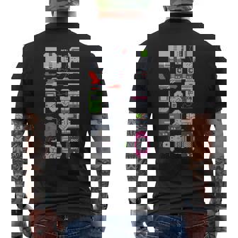 レトロゲーム機 メンズTシャツ バックプリント - Kawaiitshirt