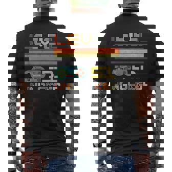 レベル51 アンロック ゲーマー 51歳の誕生日 メンズTシャツ バックプリント - Kawaiitshirt