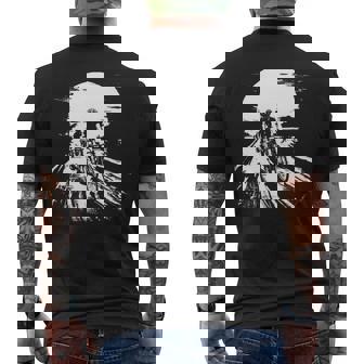 レーシング・サイクリスト、バイカー・サイクリズムを描く 長袖tシャツ メンズTシャツ バックプリント - Kawaiitshirt