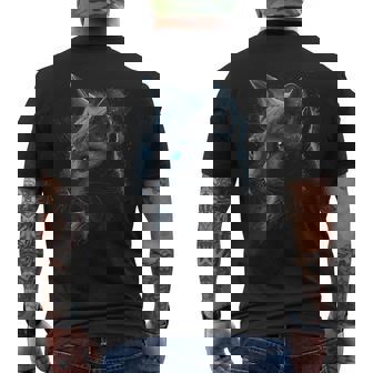 ロシアンブルーキャット メンズTシャツ バックプリント - Kawaiitshirt