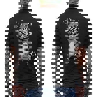 ロックンラスカルサングラスでクール メンズTシャツ バックプリント - Kawaiitshirt