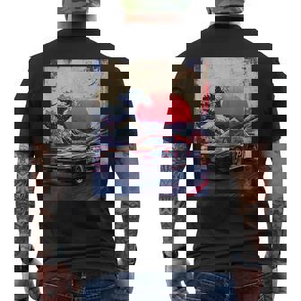 ヴィンテージ Jdm ドリフト レースカー 和波沖 神奈川 アート メンズTシャツ バックプリント - Kawaiitshirt