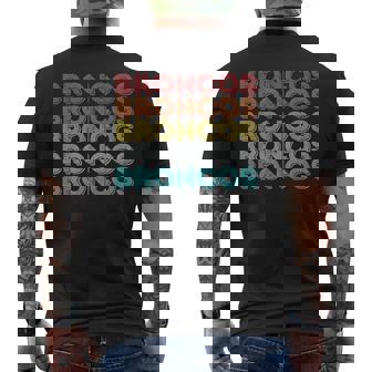 ヴィンテージ レトロ ブロンコス メンズTシャツ バックプリント - Kawaiitshirt