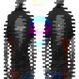 ヴィンテージ レトロ 夕日 アヌンナキ 長袖tシャツ メンズTシャツ バックプリント - Kawaiitshirt