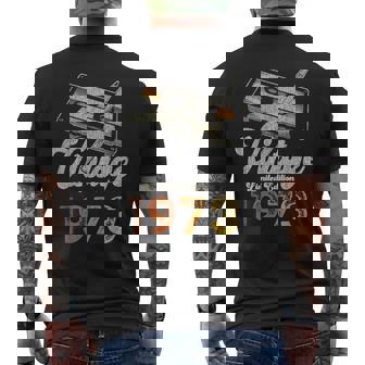 ヴィンテージ1973 カセット・ペンシル 53歳の誕生日 メンズTシャツ バックプリント - Kawaiitshirt