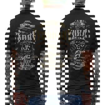 ヴィンテージ還暦伝説 1966年2月 60歳の贈り物 メンズTシャツ バックプリント - Kawaiitshirt
