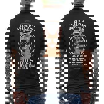 世界で最もクールなアビシニアンパパ メンズTシャツ バックプリント - Kawaiitshirt