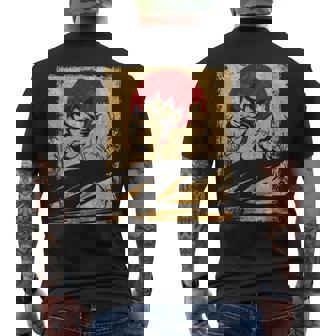 九尾の狐 日本のレトロアート 長袖tシャツ メンズTシャツ バックプリント - Kawaiitshirt