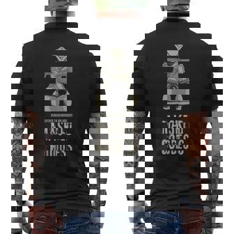 仮面の女神 機動戦士みたいな土偶 縄文 土偶 はにわ 考古学 茅野市 国宝土偶 メンズTシャツ バックプリント - Kawaiitshirt