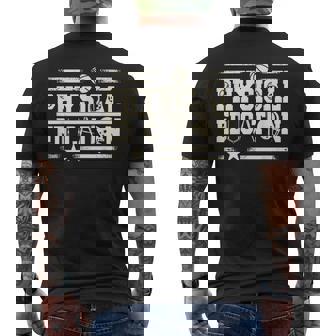 体育の先生 メンズTシャツ バックプリント - Kawaiitshirt