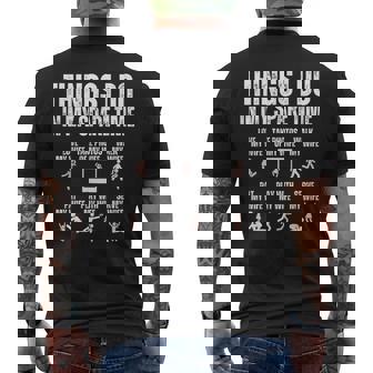 余暇にすること愛妻が大好き メンズTシャツ バックプリント - Kawaiitshirt