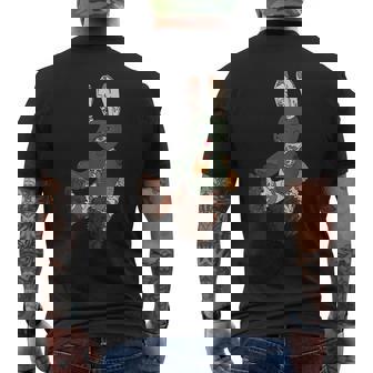 初代うさぎ星人 メンズTシャツ バックプリント - Kawaiitshirt