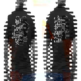 可愛いアフロ黒ギャルメラネティッドソープソウル メンズTシャツ バックプリント - Kawaiitshirt