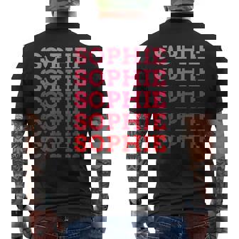 名前入りophie I Loveophie ヴィンテージ メンズTシャツ バックプリント - Kawaiitshirt