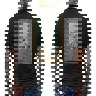 名画イラスト メンズTシャツ バックプリント - Kawaiitshirt