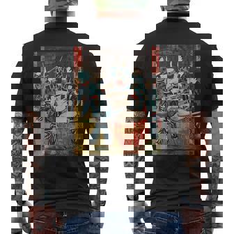 太鼓 太鼓 日本文化 日本 太鼓 音楽 楽器 メンズTシャツ バックプリント - Kawaiitshirt