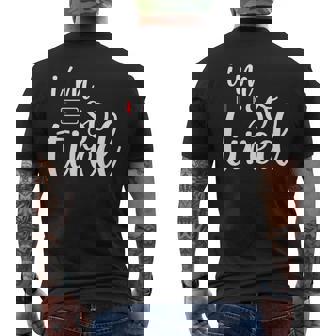 子育て とても疲れました メンズTシャツ バックプリント - Kawaiitshirt