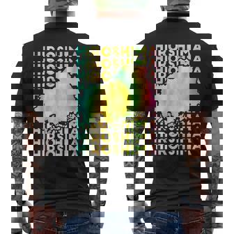 広島 面白tシャツ 広島県 面白いtシャツ 文字入り メンズ おもしろ 面白い 服 オリジナル おもしろグッズ ネタ メンズTシャツ バックプリント - Kawaiitshirt